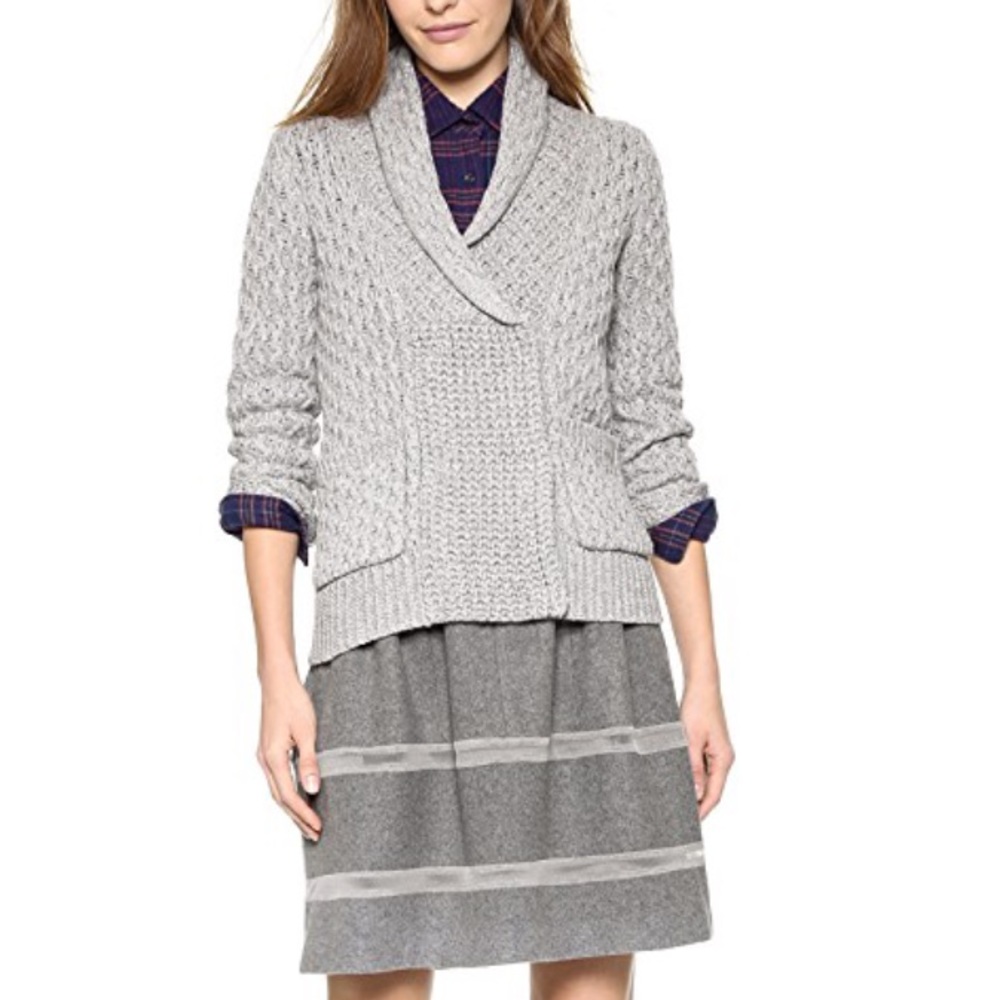 Madewell shawl collar snap cardigan - Picture 2 of 6
